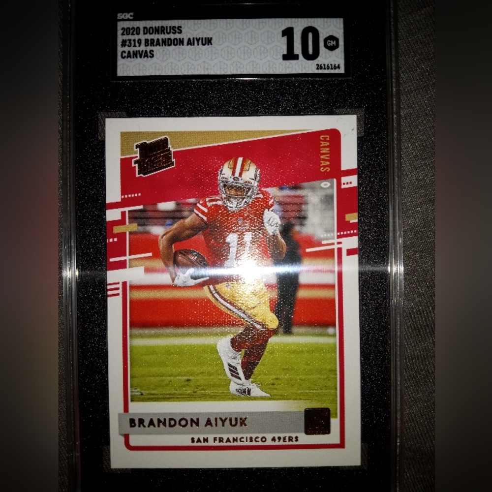Brandon Aikuk canvas sp rookie